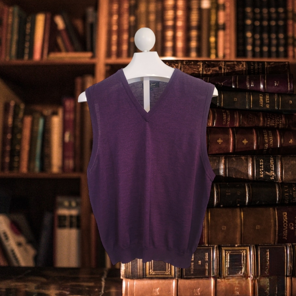 Classic Wool Sweater Vest